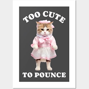 Too Cute Kitten Posters and Art